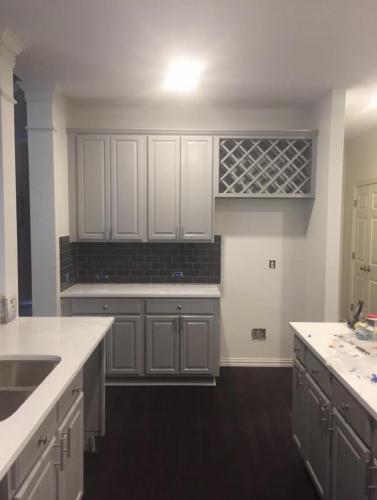 kitchen remodeling custom cabinets with wine rack
